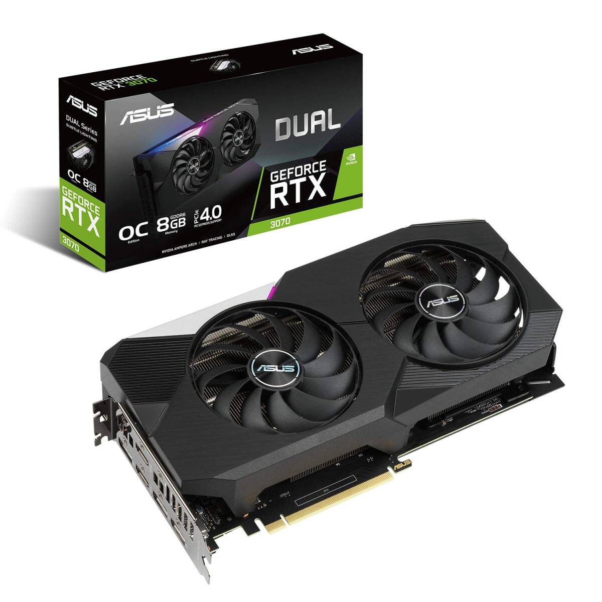 ASUS NVIDIA GeForce RTX 3070 8G DUAL-RTX3070-O8G Graphics Card [g1183445843]