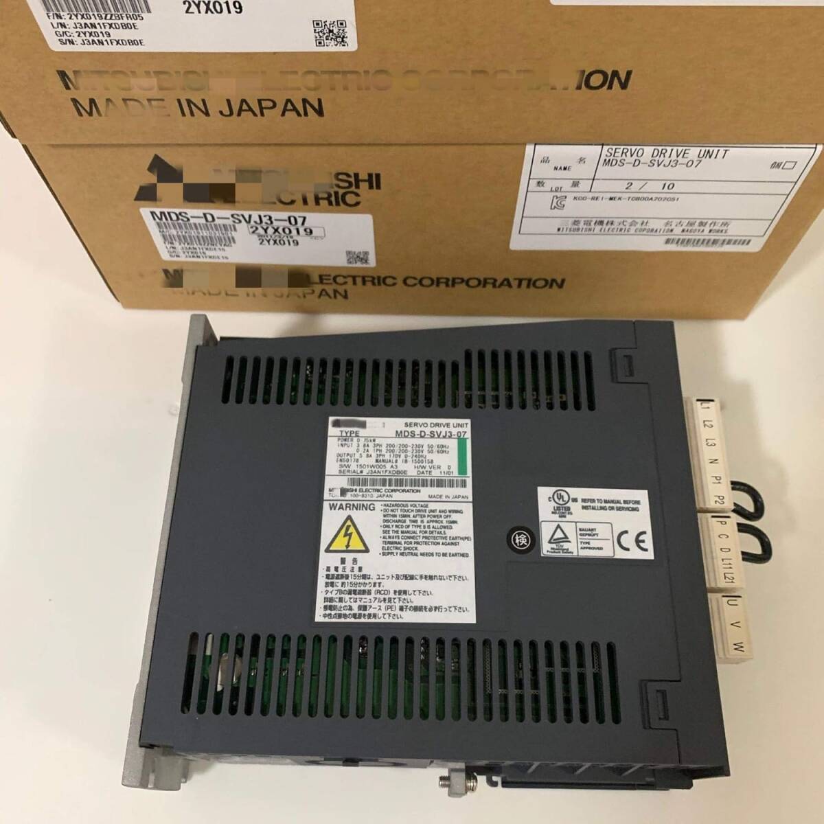 MITSUBISHI MDS-D-SVJ3-07 Servo Driver [d1149878771]