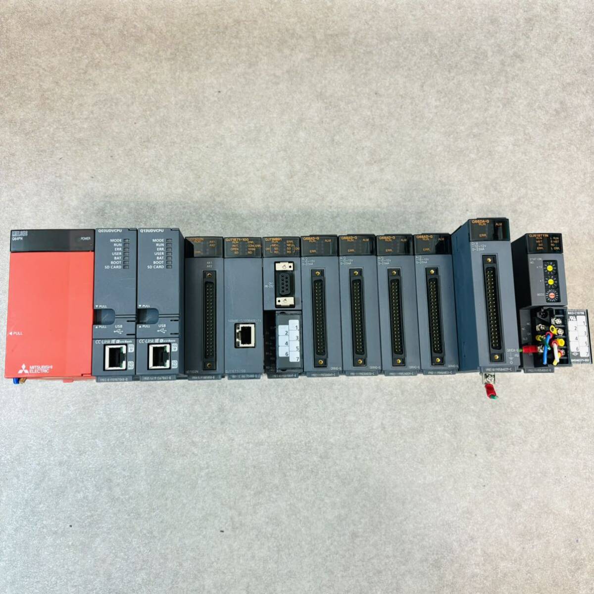 Mitsubishi Q Series PLC Set Q03UDVCPU Q64PN QD75D2N QJ71E71-100 [m1150169825]