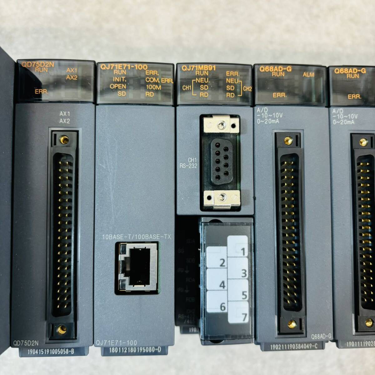Mitsubishi Q Series PLC Set Q03UDVCPU Q64PN QD75D2N QJ71E71-100 [m1150169825]
