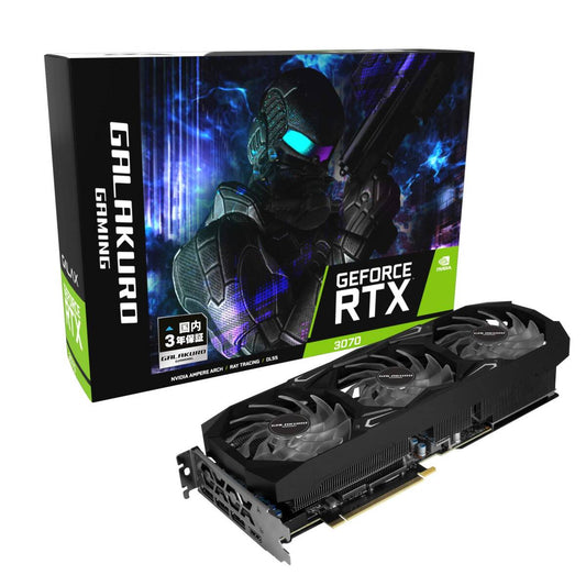 NVIDIA GeForce RTX 3070 Graphic Card GDDR6 8GB GALAKURO GAMING Series [l1214284809]