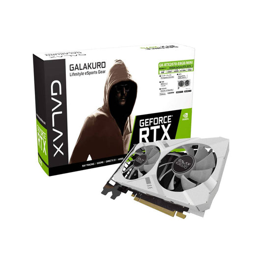 NVIDIA GeForce RTX 2070 GALAKURO Graphics Card 8GB Dual Fan Short Board [x1207349324]