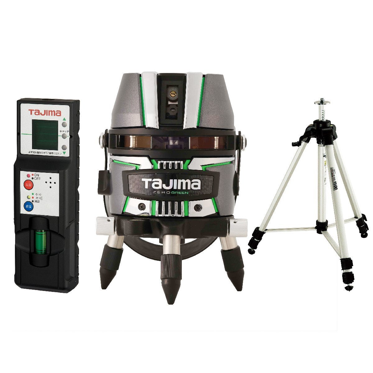 Tajima ZEROGREEN Laser Leveler ZEROG2-KYSET Receiver Tripod Set Carpenter Construction Interior Measurement [x1167865046]