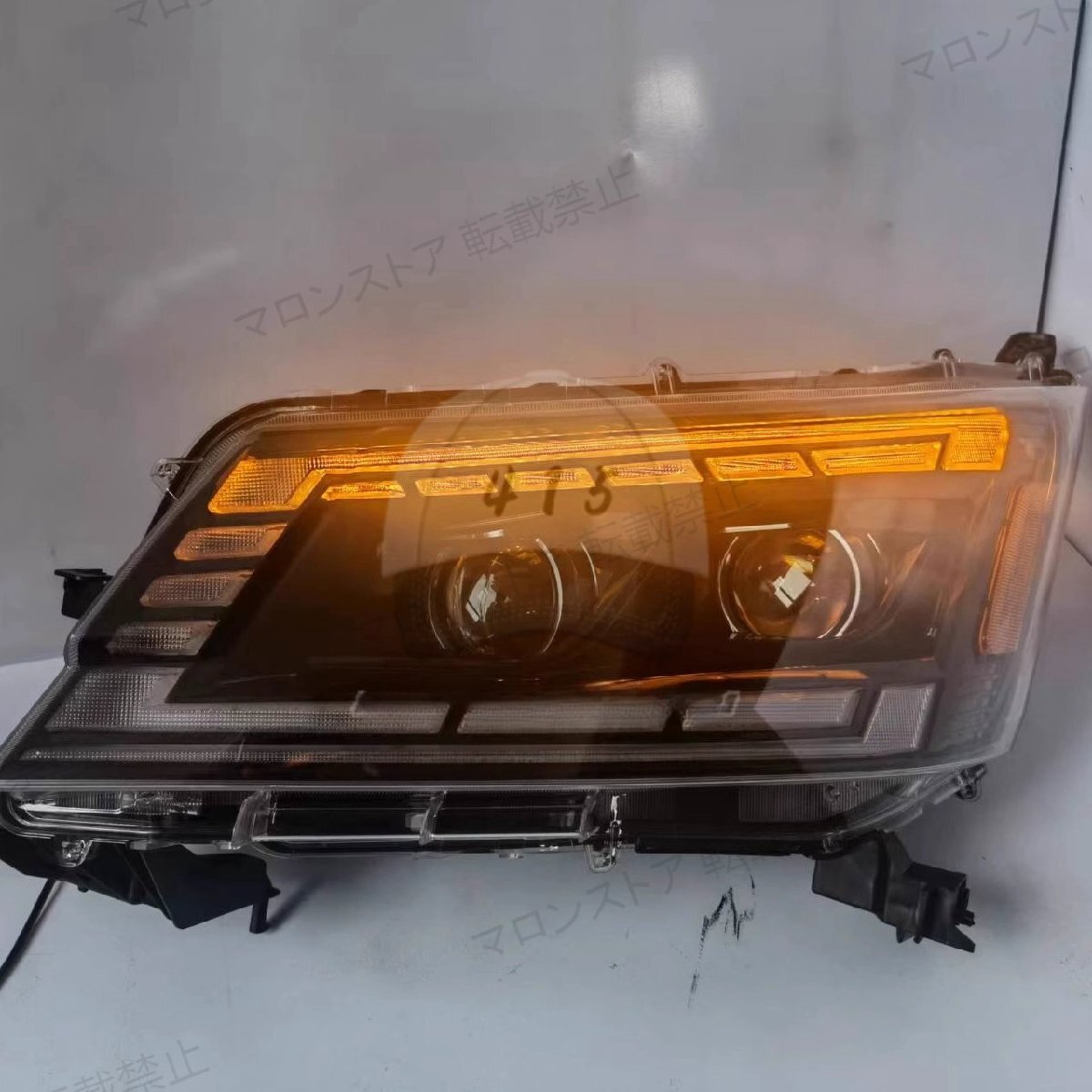 HIACE Toyota Hiace 300 Series LED Flowing Turn Signal Headlight Headlamp Assembly 19-22 Years Left and Right Pair 2PCS [r1168255868]