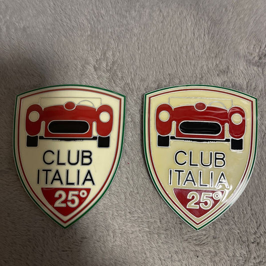 Alfa Romeo 4C Side Emblem Genuine Club Italia 25th Anniversary Rare Item [d1175475650]