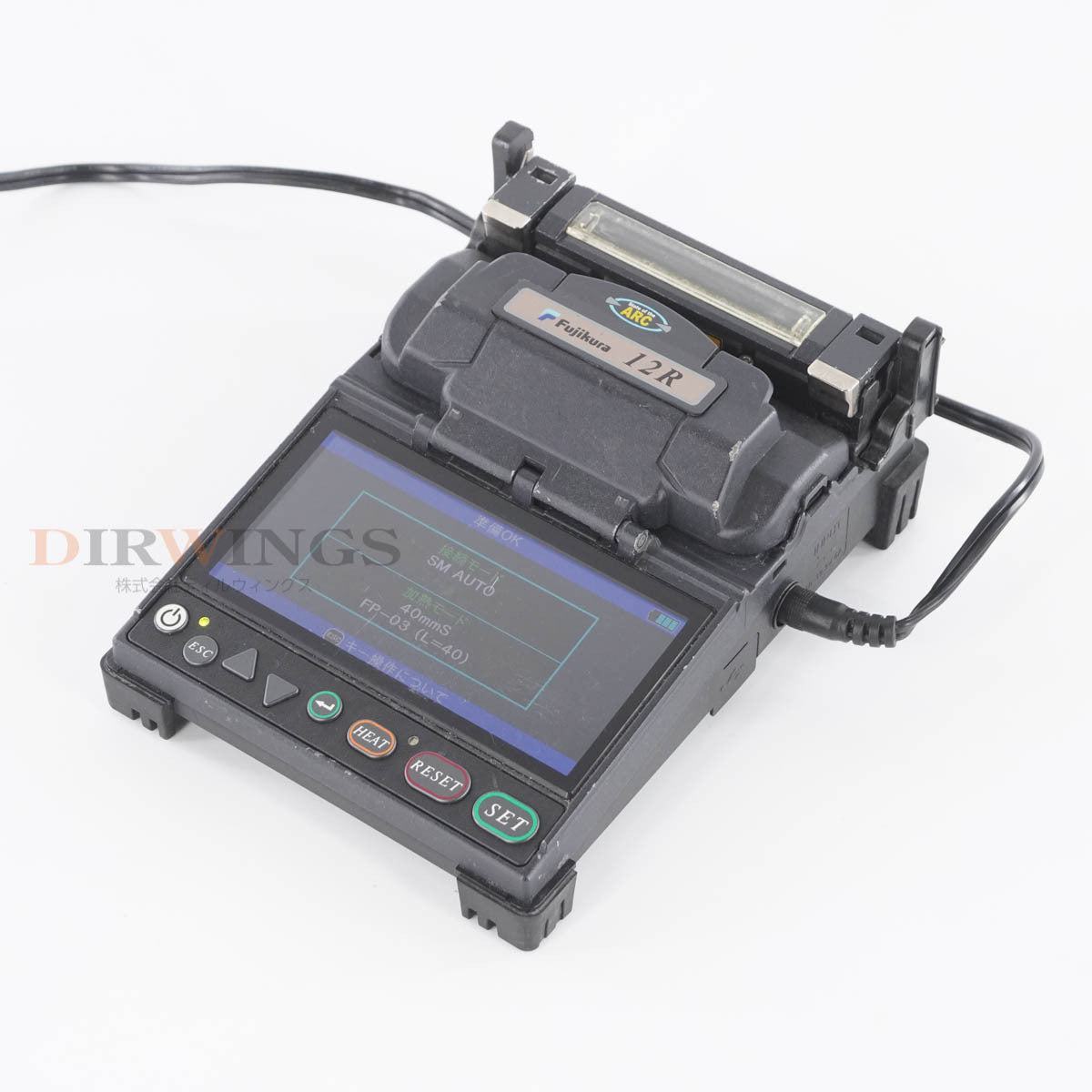 [DW] , 1413 total discharges 12R FSM-12R Fujikura CT-30 RS03 Fujikura Small multi-core optical fiber fusion connector FUSION SPLICER Optical...[06941-01 71]