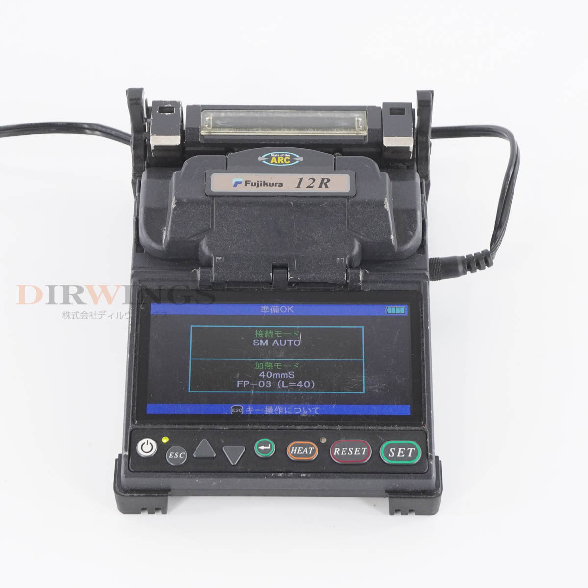 [DW] , 1413 total discharges 12R FSM-12R Fujikura CT-30 RS03 Fujikura Small multi-core optical fiber fusion connector FUSION SPLICER Optical...[06941-01 71]