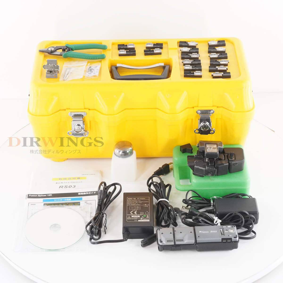 [DW] , 1413 total discharges 12R FSM-12R Fujikura CT-30 RS03 Fujikura Small multi-core optical fiber fusion connector FUSION SPLICER Optical...[06941-01 71]