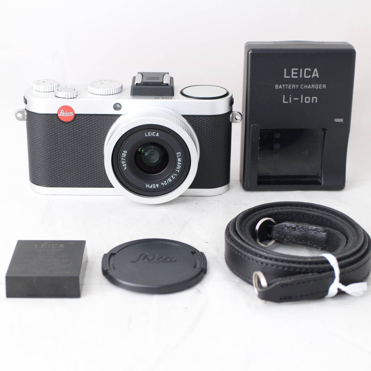 ☆Good condition☆ Leica X2 Silver Leica compact digital camera Leica X2 Silver #3443 [m1180882028]