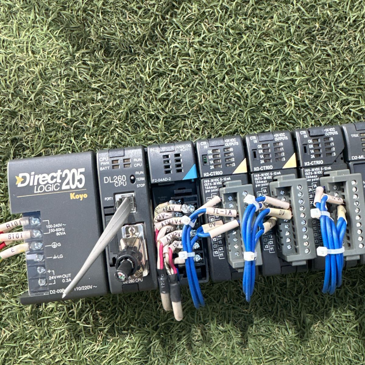 Koyo 5D207 CPU D2-09B-1/DL260 F2-04AD-2 H2-CTRIO D2-MLINK F2-DEVMSTR Module [s1182139178]