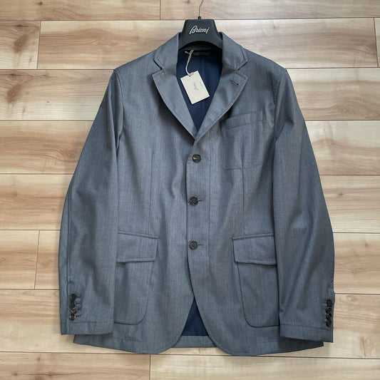 [Free Shipping] [Like New] Brioni PERFORMA Brioni Leisure jackets Gray M Water Repellent Windproof Breathable Jacket [w1182464787]