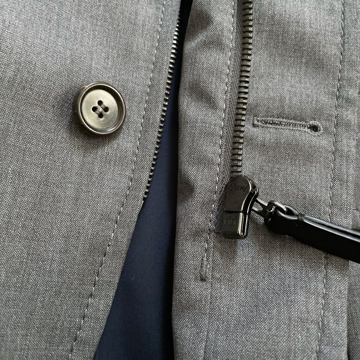 [Free Shipping] [Like New] Brioni PERFORMA Brioni Leisure jackets Gray M Water Repellent Windproof Breathable Jacket [w1182464787]