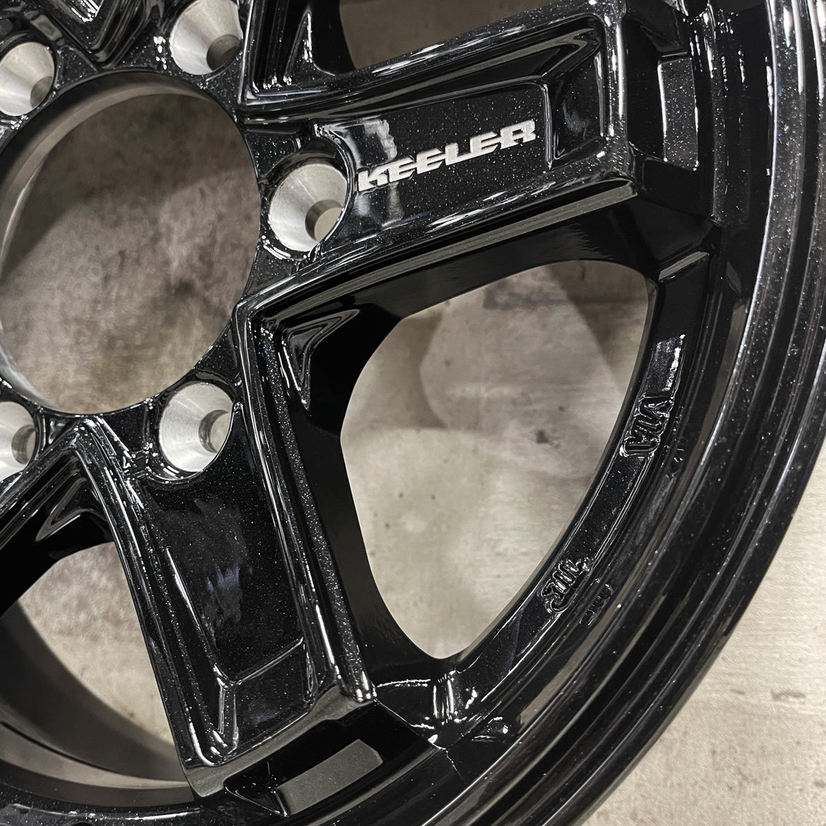 Hiace 195/80R15 NASCAR PLUS WL Custom Keeler Tactics 15×6.0J+33 PBK NASCAR KEELER TACTICS New Tire Wheel Set of 4 [e1184530639]