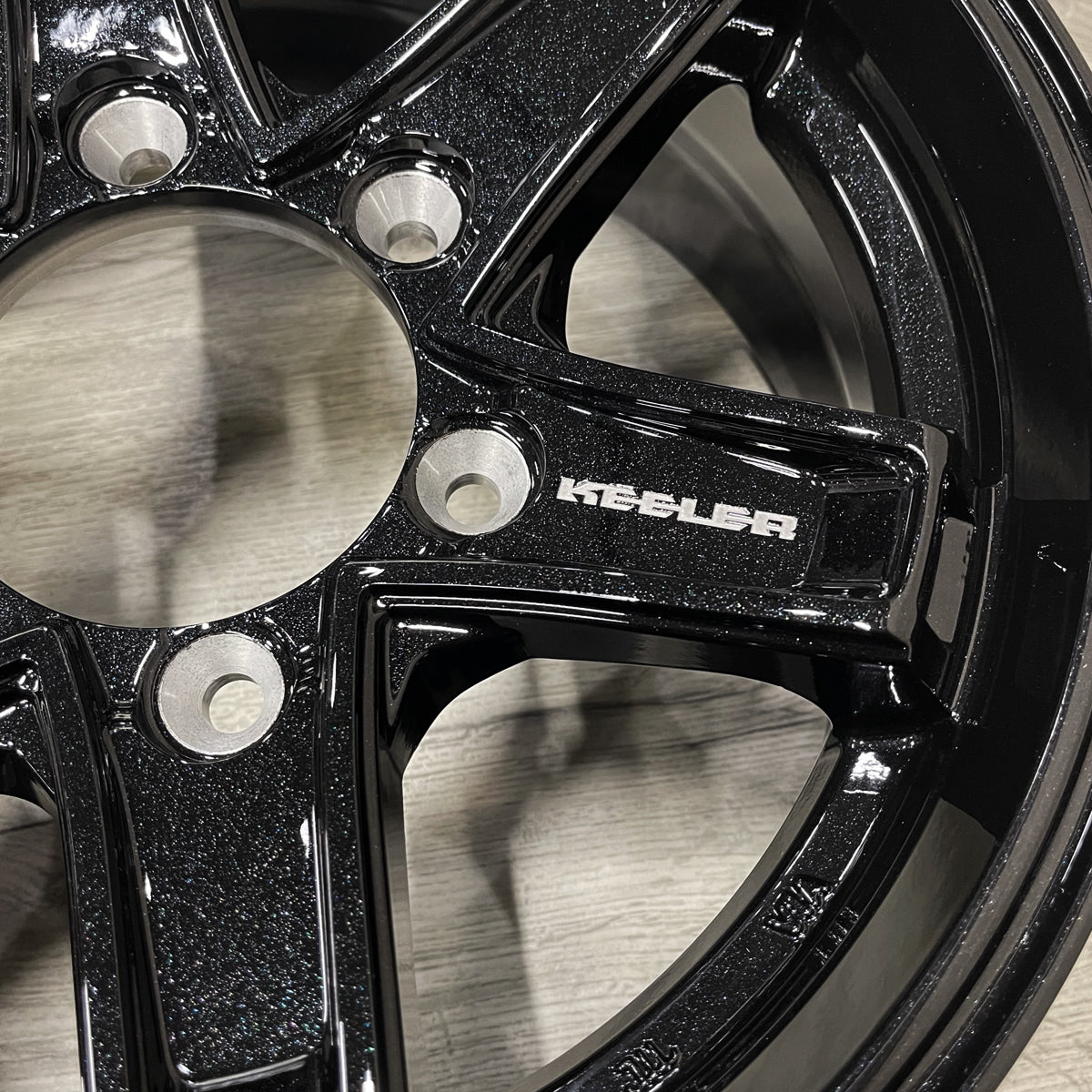 Hiace 195/80R15 NASCAR PLUS WL Custom Keeler Tactics 15×6.0J+33 PBK NASCAR KEELER TACTICS New Tire Wheel Set of 4 [e1184530639]