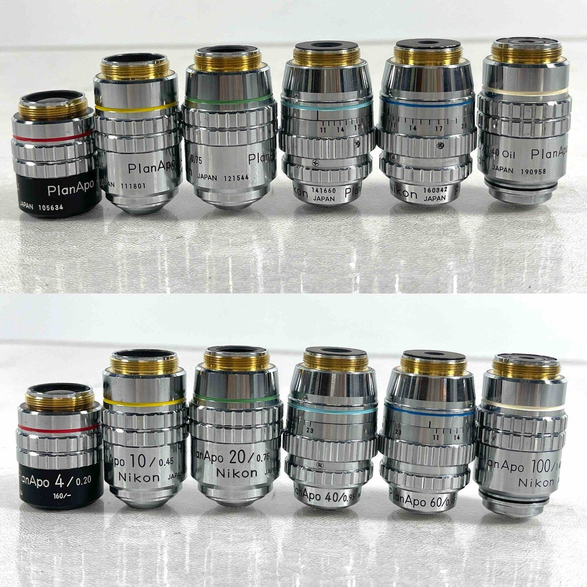Nikon Microphot-FXA Optical Microscope with 6 PlanApo Objective Lenses [o1184789738]