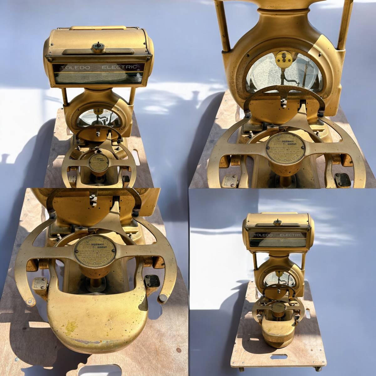 Toledo Scale Company Antique Scale Original Rare Retro Decoration Switzerland [1185980284]