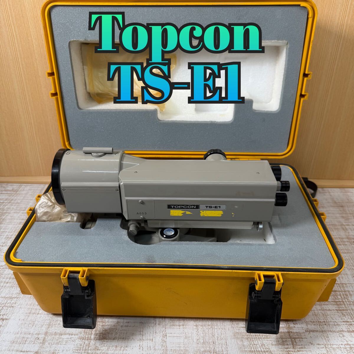 Topcon TS-E1 Telescope Surveyor with Case [c1187228072]