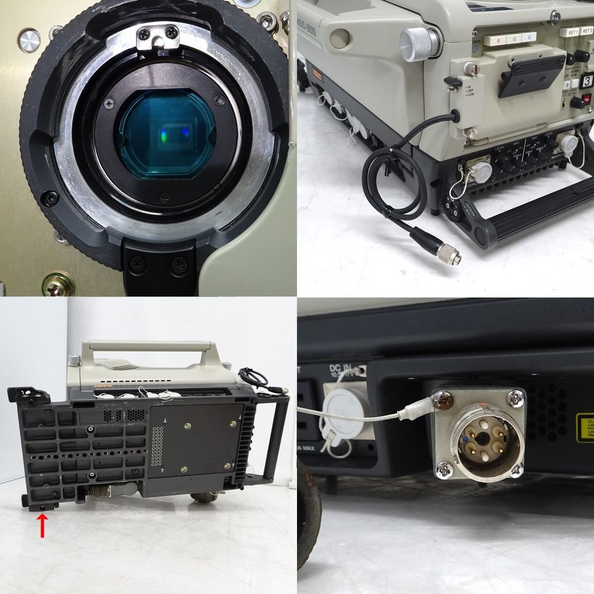 SONY HDC-900 Studio CCD Color Video Camera & Control Unit [1189577072]