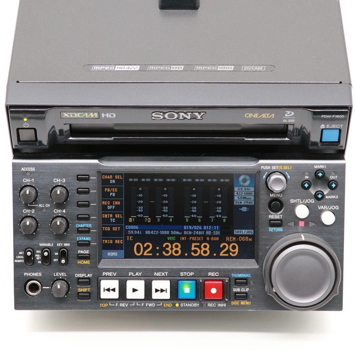 Sony PDW-F1600 XDCAM HD422 Recorder [g1189820914]