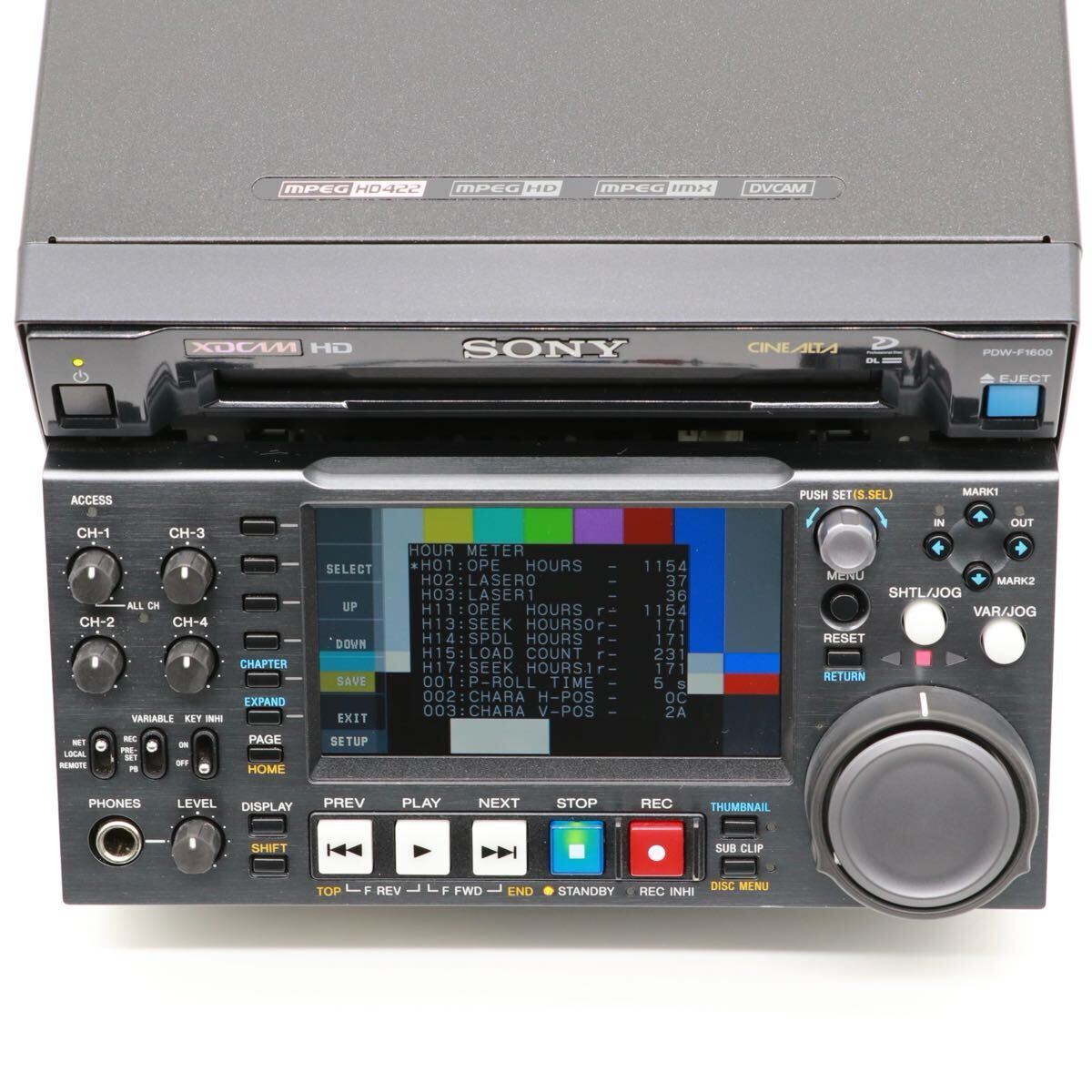 Sony PDW-F1600 XDCAM HD422 Recorder [g1189820914]