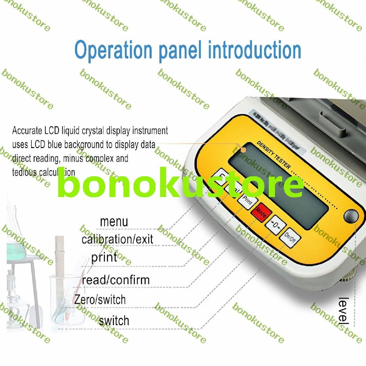 Gold Purity Detector 0.005-600g Solid Density Detector LCD Screen Gold K Value Tester Jeweler for Gold Silver Jewelry Jade [k1191512705]