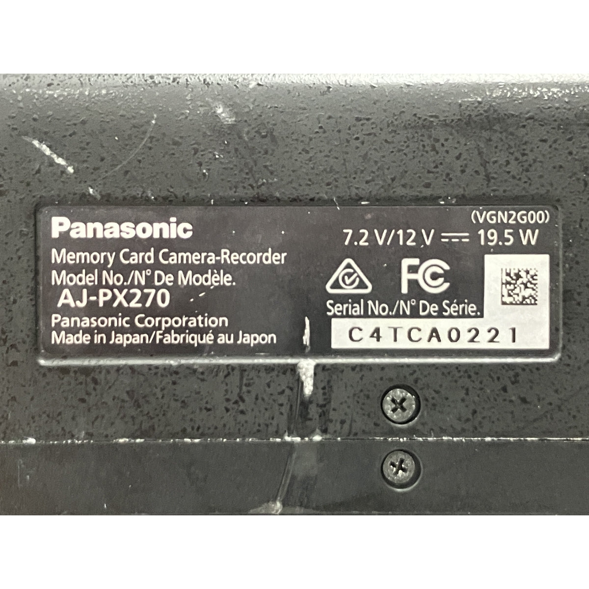 Panasonic AJ-PX270 Memory Card Camera Recorder Video Camera [s1191685681]