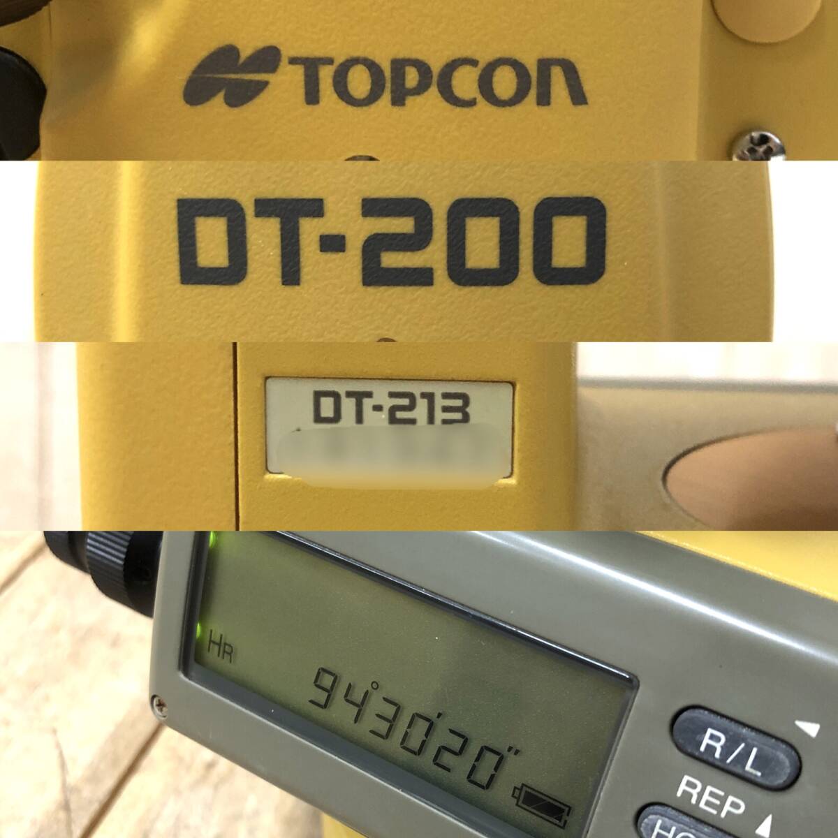 TOPCON DT-213 Digital Theodolite with Laser Pointer Function Measuring Instrument Surveyor [g1191955674]