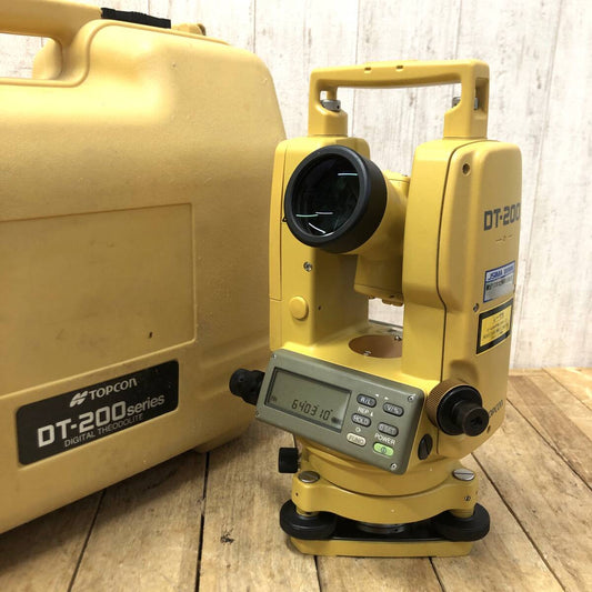 TOPCON DT-213 Digital Theodolite with Laser Pointer Function Measuring Instrument Surveyor [g1191955674]