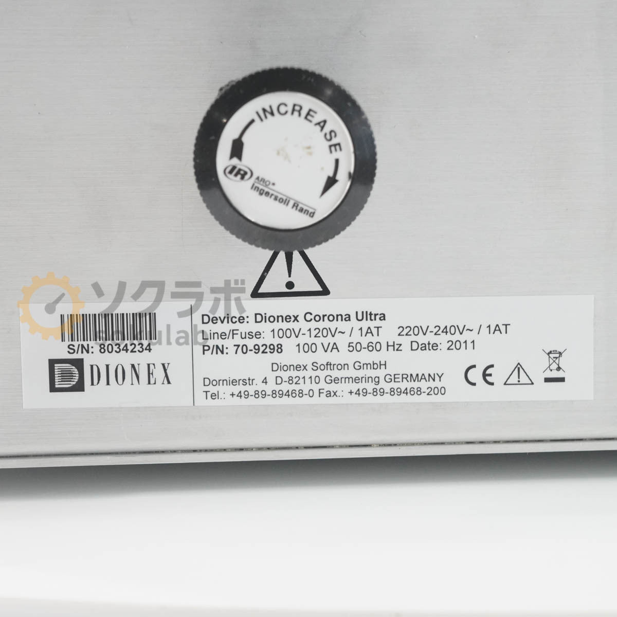 Thermo Fisher Corona Ultra DIONEX HPLC CAD Charged Aerosol Detector Charged Particle Detector [u1194887372]