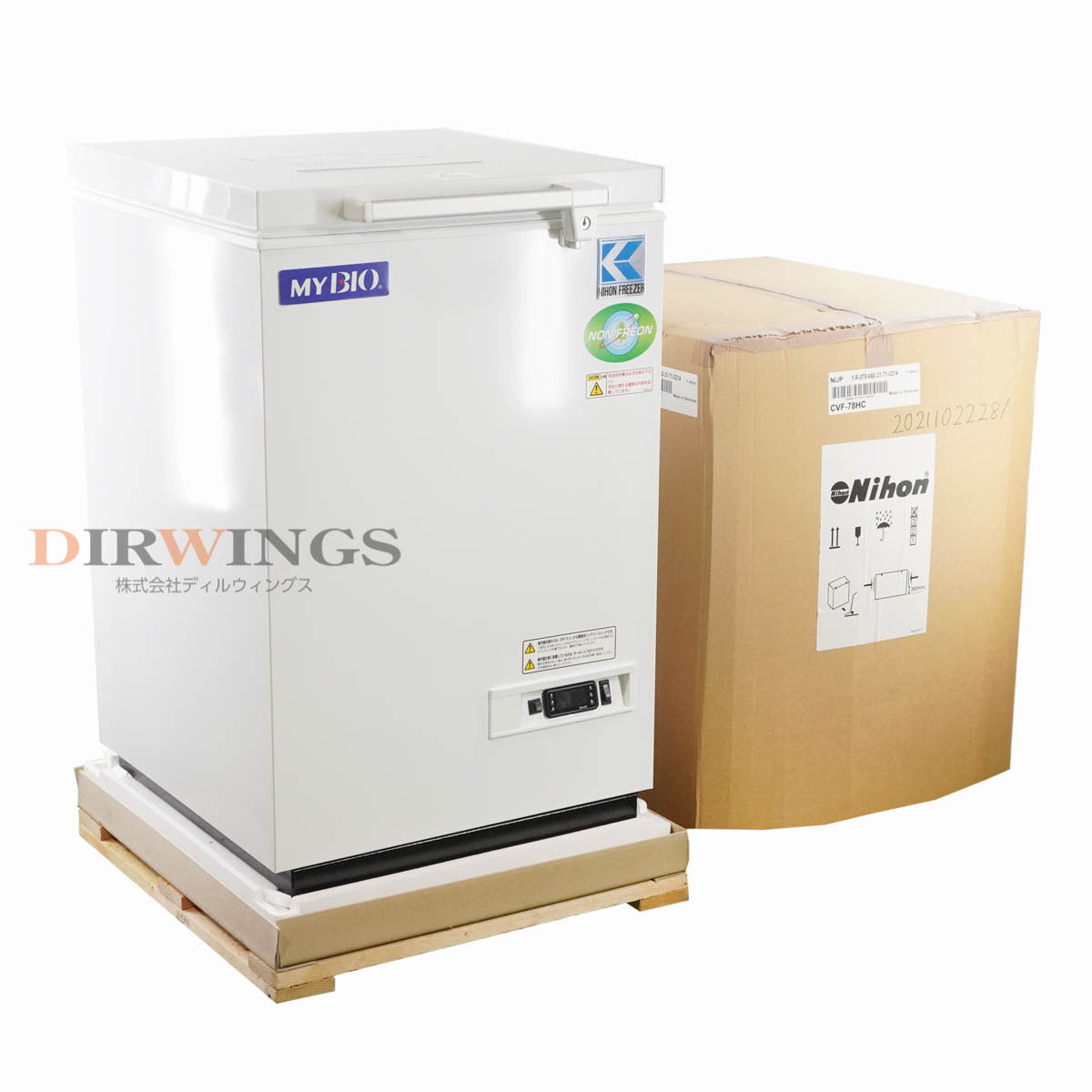 NIHON FREEZER CVF-78HC Mybio Ultra-Low Temperature Freezer 70L -65C [l1192897331]