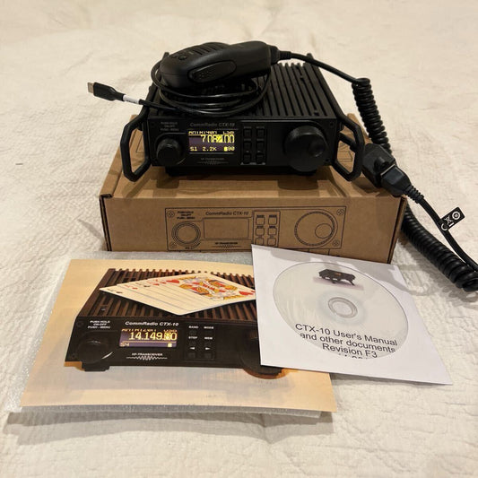 CommRadio CTX-10 HF Radio Compact SDR 10W Built-in Tuner [t1192486782]