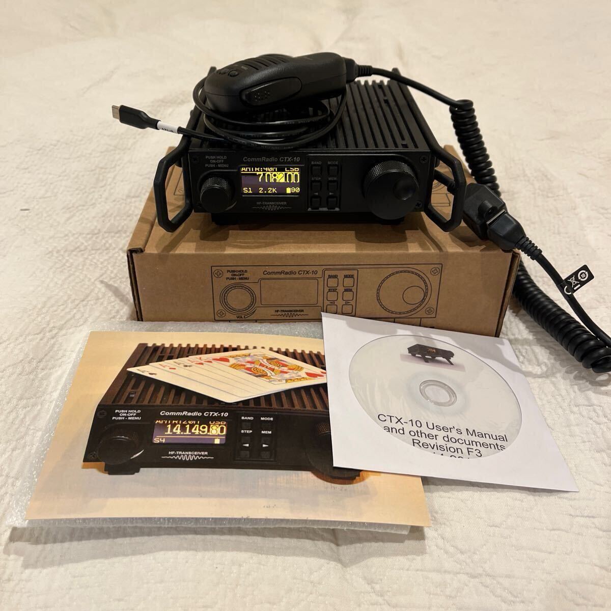 CommRadio CTX-10 Compact SDR HF Radio with Built-in Tuner [t1192486782]