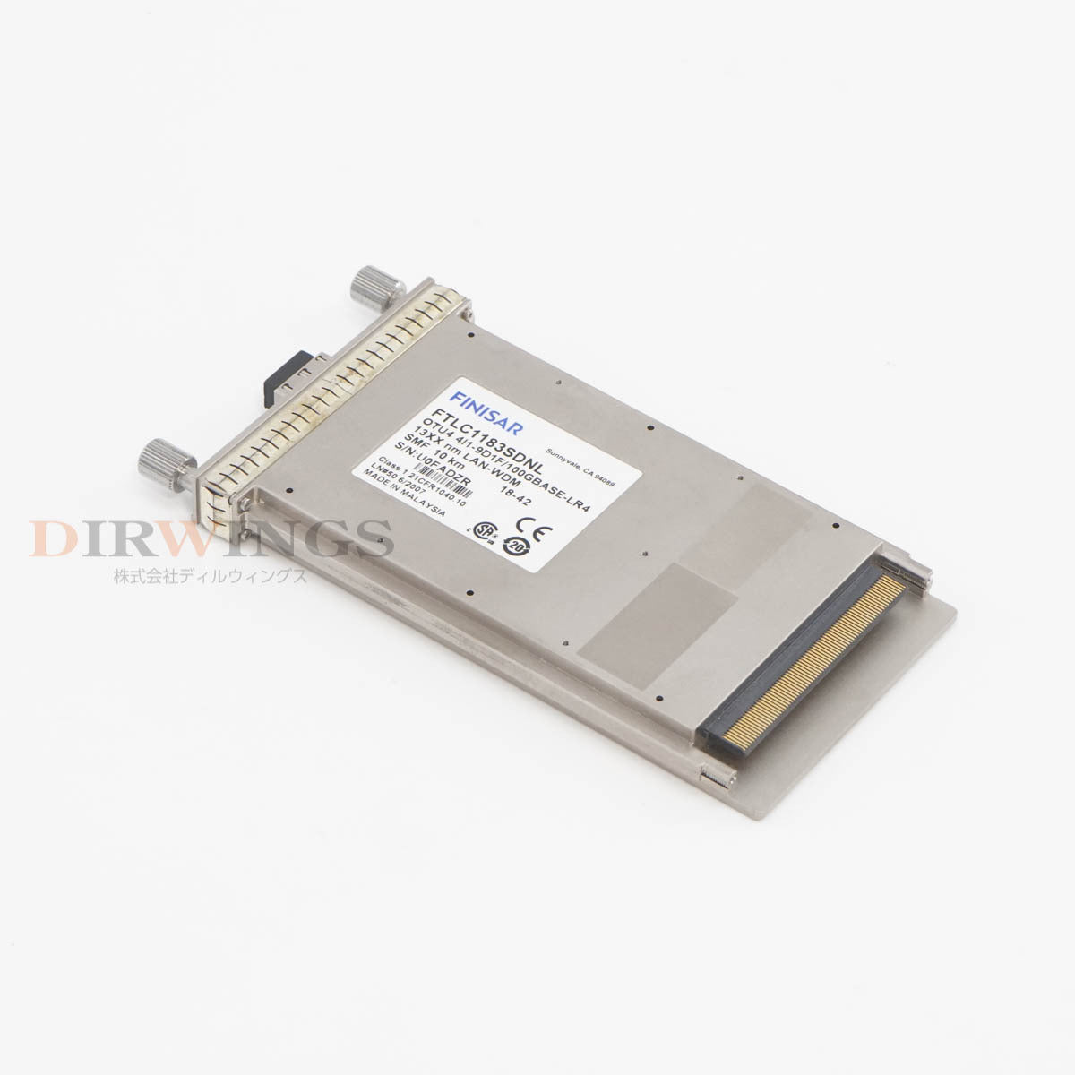 FINISAR OTU4 CFP Transceiver 100GBASE-LR4 13XXnm LAN-WDM SMF10km Model FTLC1183SDNL [h1192604323]