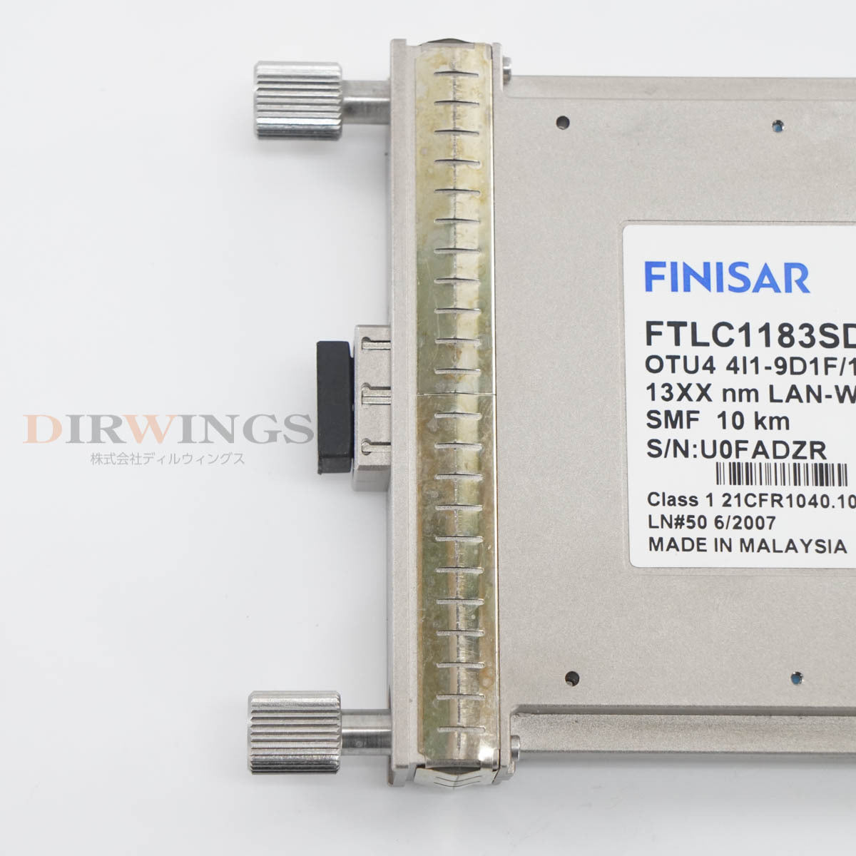 FINISAR OTU4 CFP Transceiver 100GBASE-LR4 13XXnm LAN-WDM SMF10km Model FTLC1183SDNL [h1192604323]