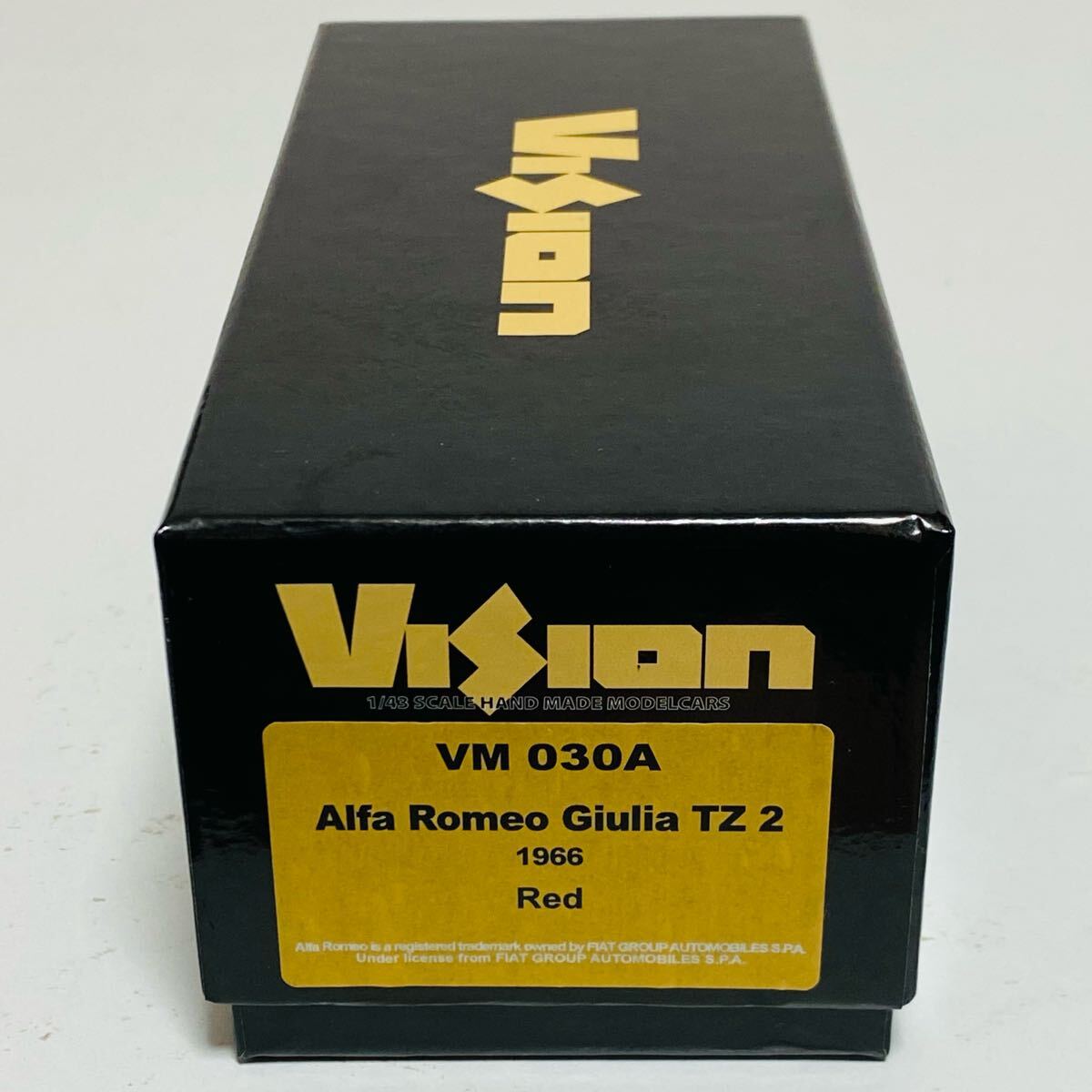 VISION VM030A Alfa Romeo Giulia TZ2 1966 Red Mini Car [u1192953005]