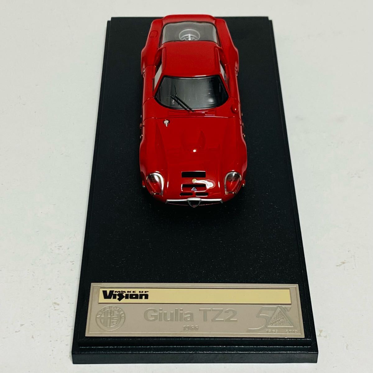 VISION VM030A Alfa Romeo Giulia TZ2 1966 Red Mini Car [u1192953005]