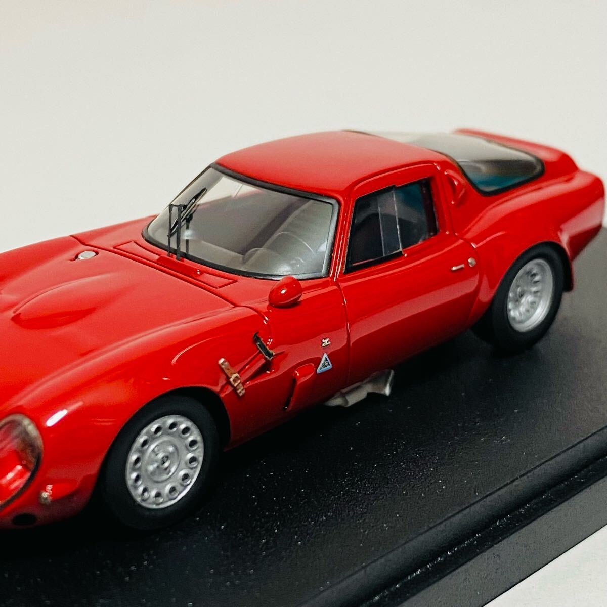 VISION VM030A Alfa Romeo Giulia TZ2 1966 Red Mini Car [u1192953005]