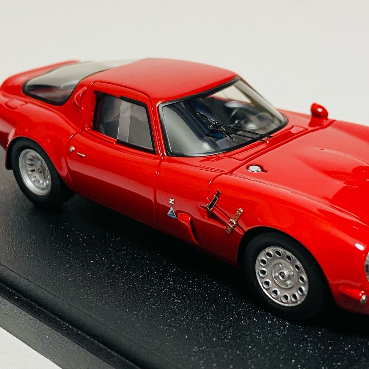 VISION VM030A Alfa Romeo Giulia TZ2 1966 Red Mini Car [u1192953005]
