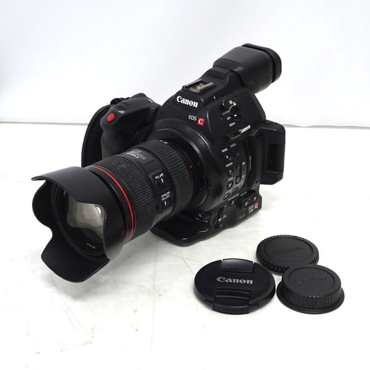 Canon EOS C100 Mark II Digital Cinema Camera EF24-105L IS II USM with Lens 1377 Hours [r1193143690]