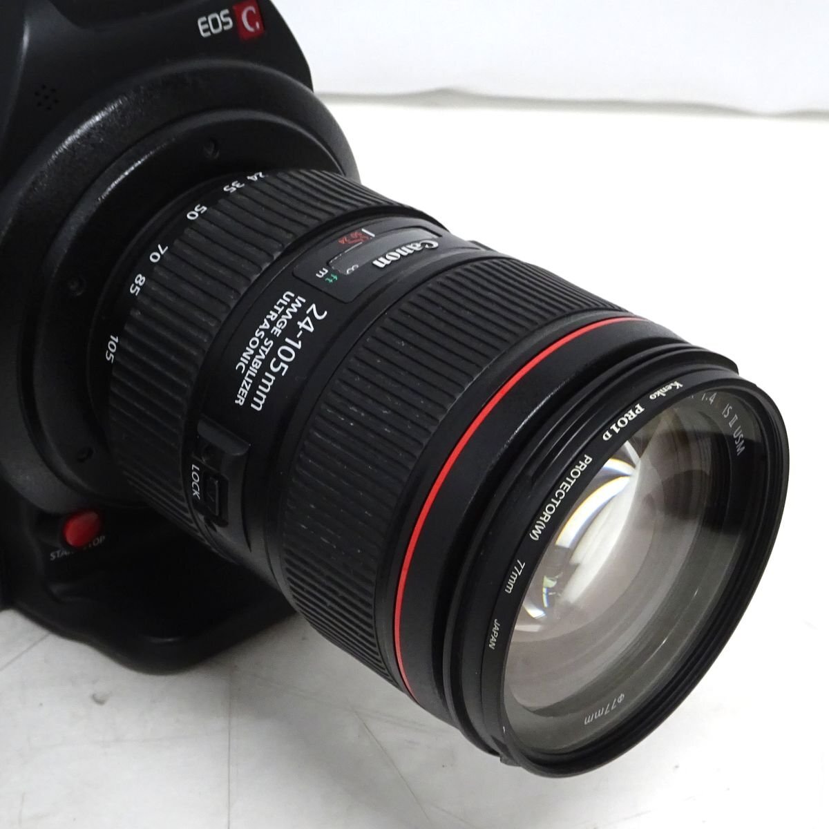 Canon EOS C100 Mark II Digital Cinema Camera EF24-105L IS II USM with Lens 1377 Hours [r1193143690]