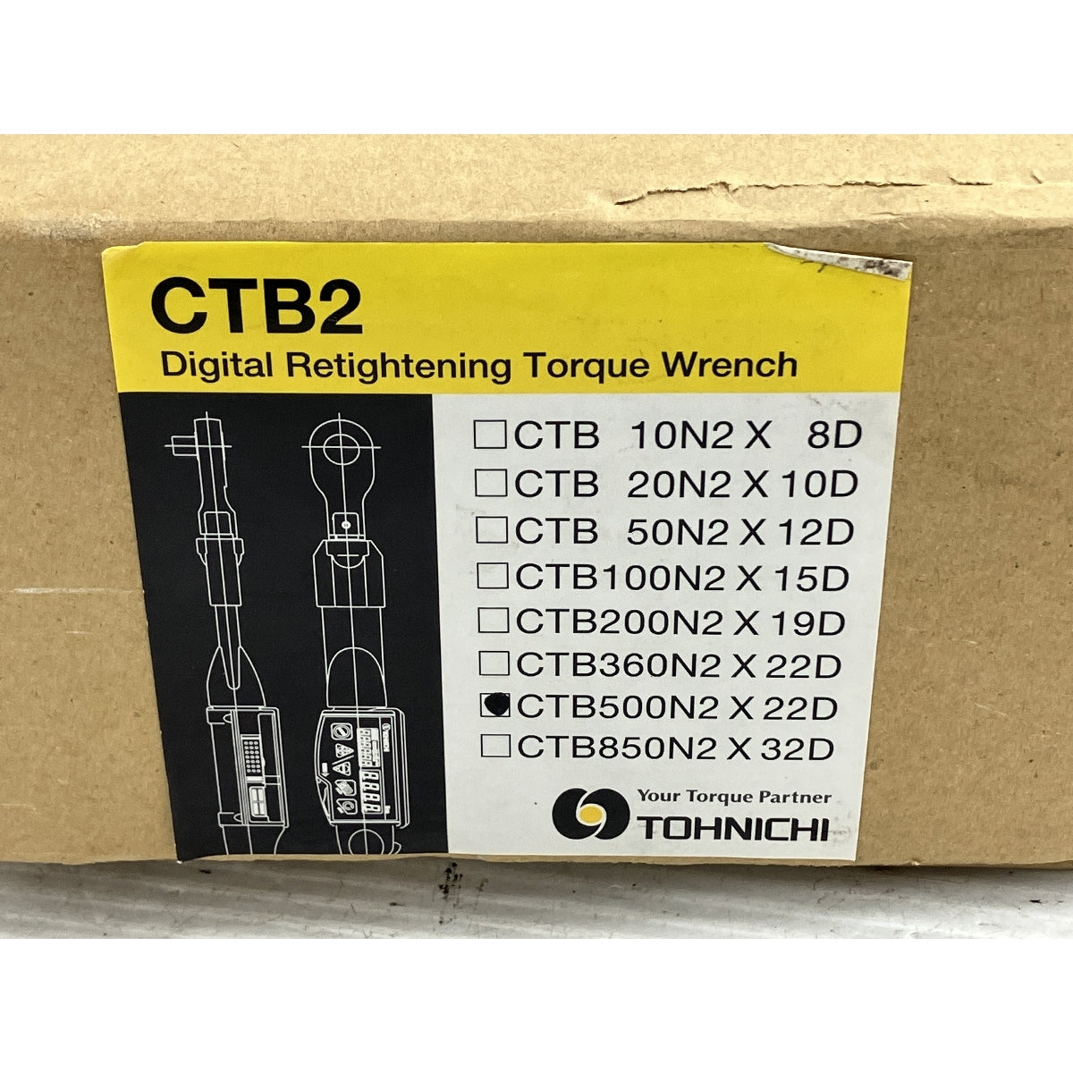TOHNICHI CTB500N2X22D Digital Torque Wrench [k1193336889]