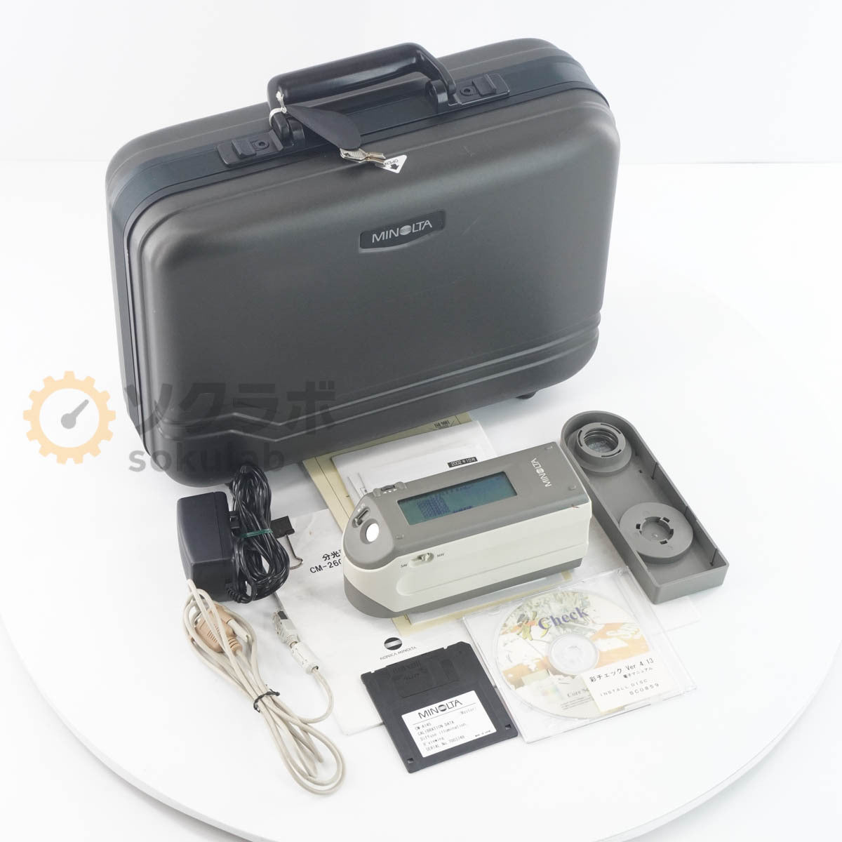 KONICA MINOLTA CM-2600d Spectrophotometer AC Adapter Software Manual [x1193578837]