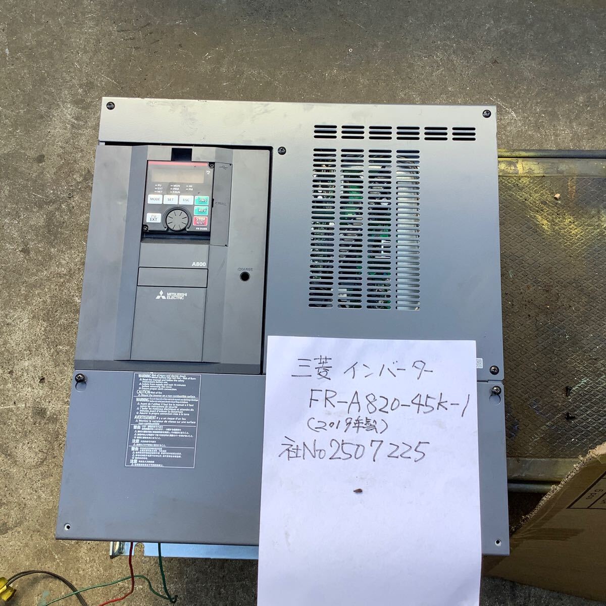 Mitsubishi Electric FR-A820-45k-1 Inverter 45kw Class [d1193601679]