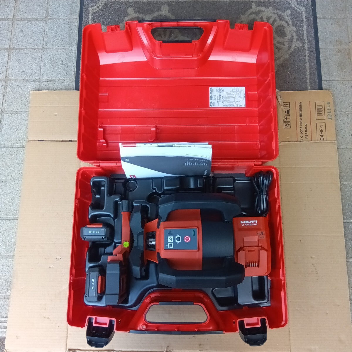 HILTI PR30-HVS Rechargeable Rotating Laser Measuring Instrument 2 Battery [k1193704512]