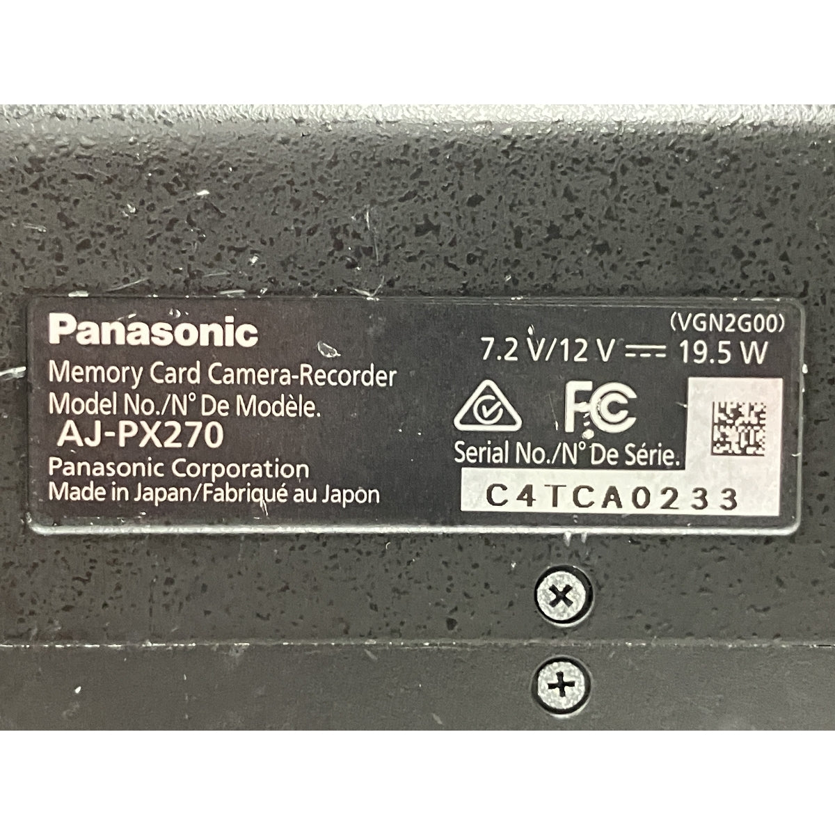 Panasonic AJ-PX270 Memory Card Camera Recorder [r1194322997]