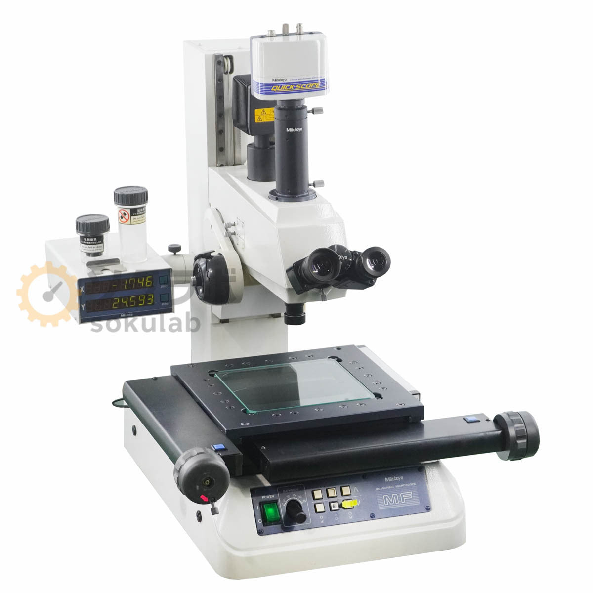 Mitutoyo WF10×/24 Measuring Microscope Model MF-A1010 176-522 [s1198950307]