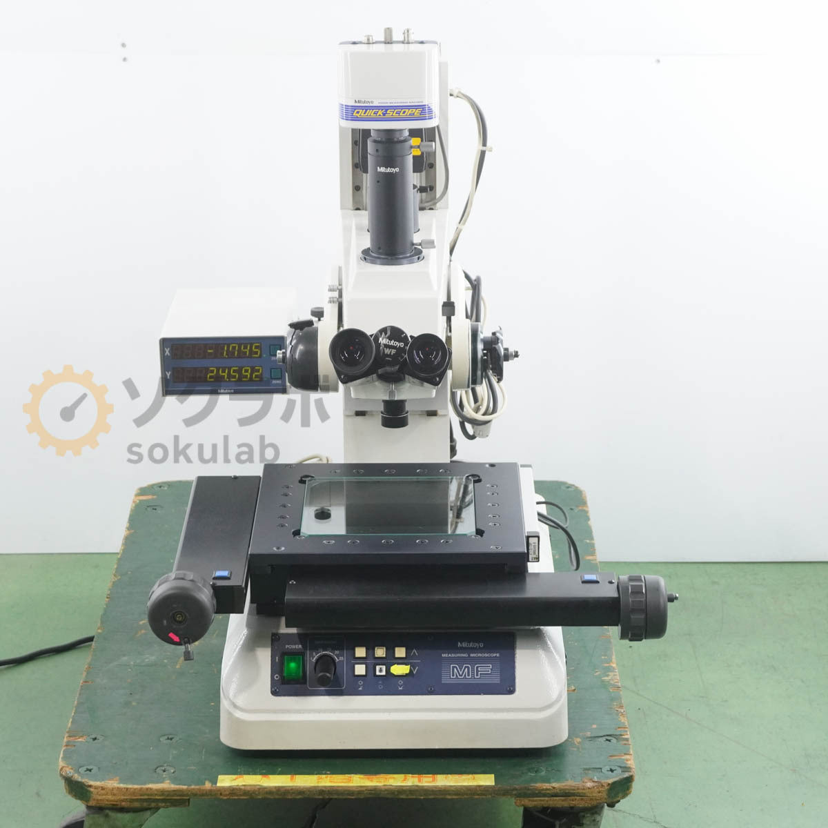 Mitutoyo WF10×/24 Measuring Microscope Model MF-A1010 176-522 [s1198950307]