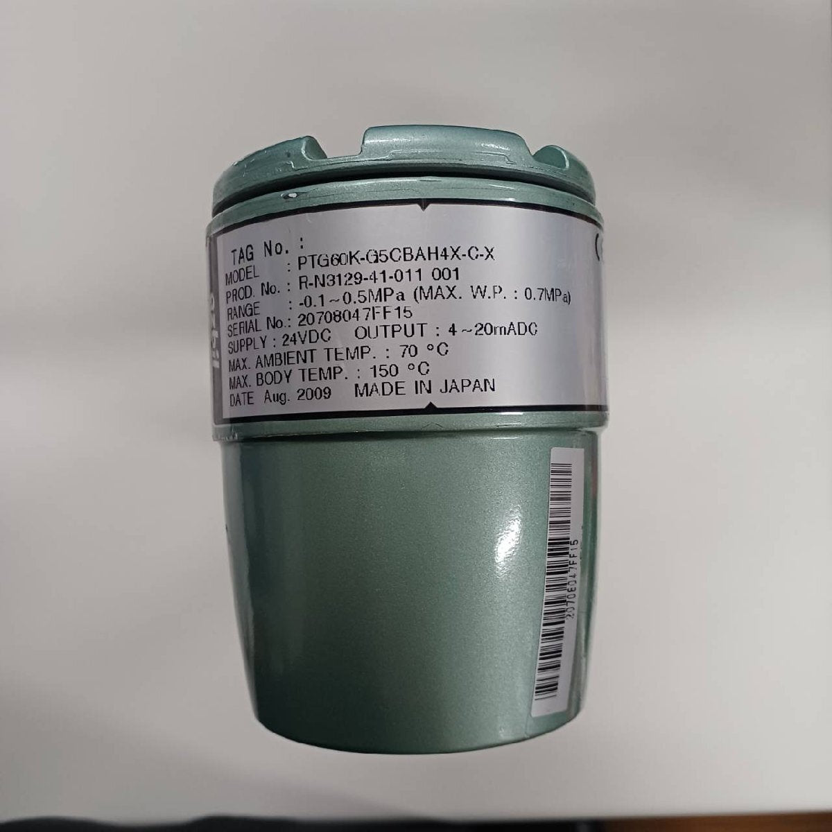 Azbil PTG60K-G5CBAH4X-C-X Pressure Sensor [n1195154315]