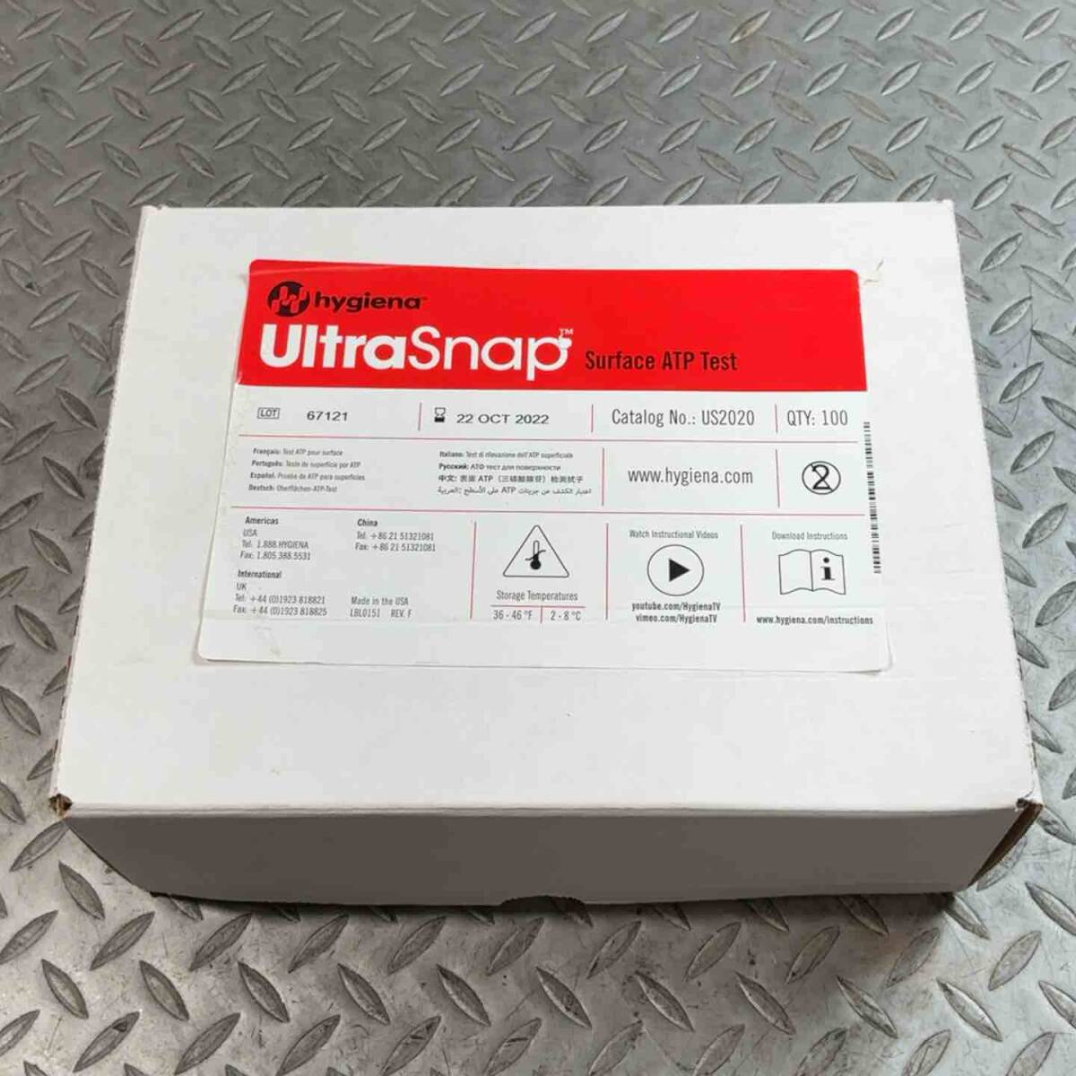 Hygiena Sure Plus ATP Test Kit Luminometer Ultrasnap US2020 100 Pieces [s1195189402]