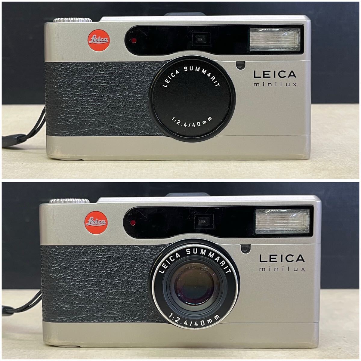[Electricity, shutter, and flash confirmed! ]LEICA Leica minilux compact film camera 1:2.4/40mm with case camera 1:2.4 40mm [v1195912115]